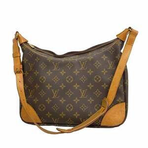 LOUIS VUITTON Brown Monogram Boulogne 30 Shoulder Bag